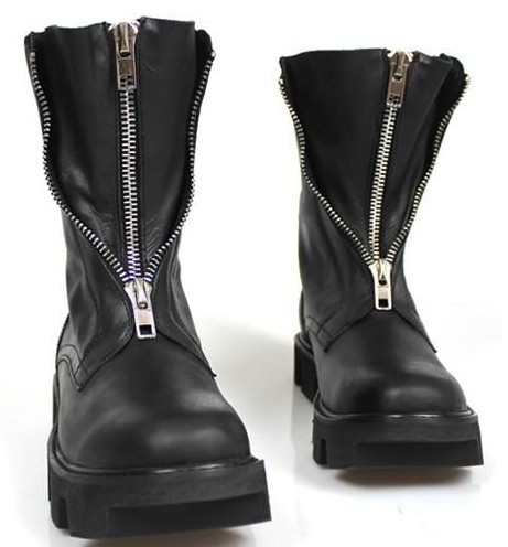fashion Trend Central boot Riding boots Europe and America cowhide Boots Popular Non-mainstream Boots genuine leather Cool men's shoesin the Men's Shoes, Boots category - from Buy2taobao.com to provide professional Taobao agent buy service