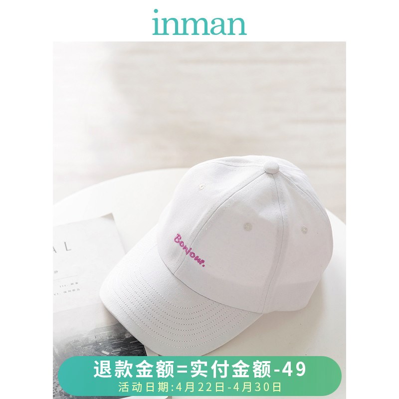 茵曼帽子女2019夏日系纯棉简约百搭棒球帽女鸭舌帽女出游遮阳帽子|ruв категории Аксессуары, шляпа - от Buy2taobao.com для оказания профессиональной услуги покупки агента Taobao