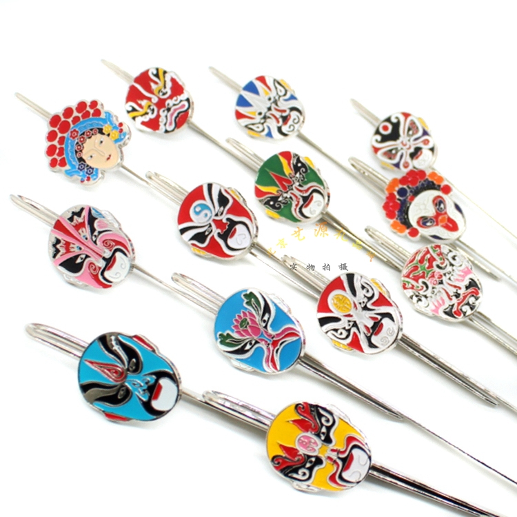 court classical Acial makeup in Beijing Opera bookmark Metal customized student Chinese style bookmark go abroad gift Foreignerin the Arts and crafts , Folk arts and crafts Features , Facebook category - from Buy2taobao.com to provide professional Taobao agent buy service