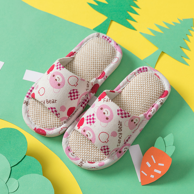 children sandals indoor summer Boy girl Child household Flax Home Furnishing spring and autumn Cotton linen baby non-slipin the Shoes/Baby Shoes/Parent-child shoes , Slippers category - from Buy2taobao.com to provide professional Taobao agent buy service