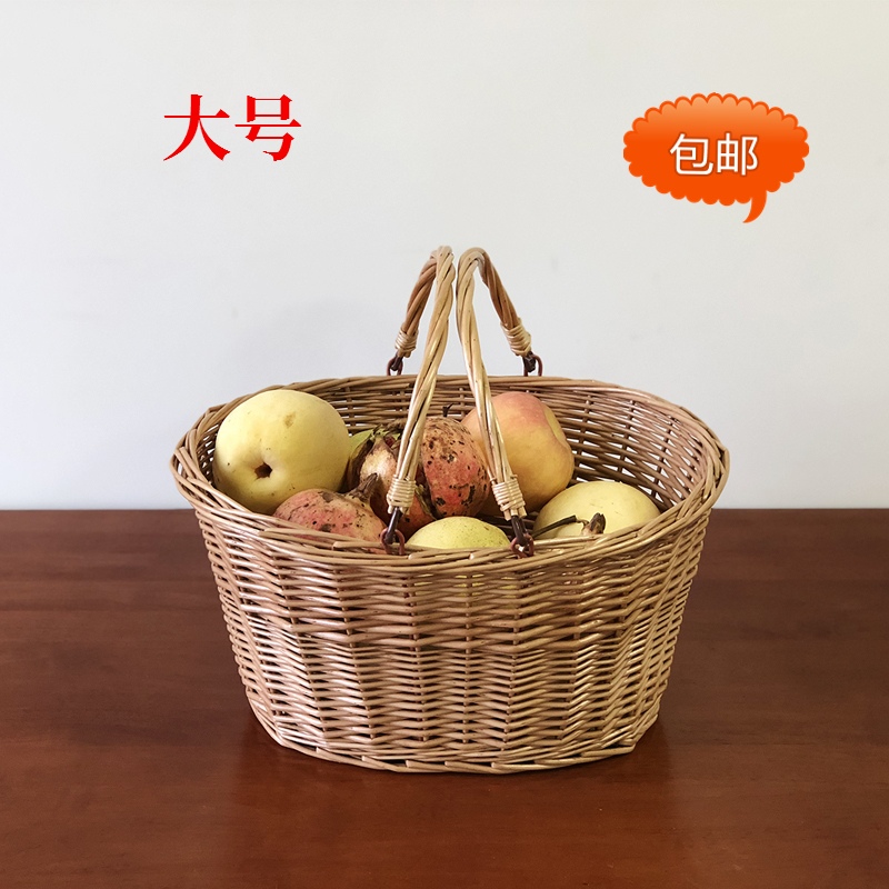 柳藤编超市购物篮收纳篮筐活把提菜篮子手提篮提菜器水果篮家用|msdalam kategori penyatuan simpanan, Rumah Storage Appliances, keranjang penyimpanan, peranti hidangan sebutan - dari Buy2taobao.com untuk memberikan perkhidmatan ejen Taobao profesional membeli