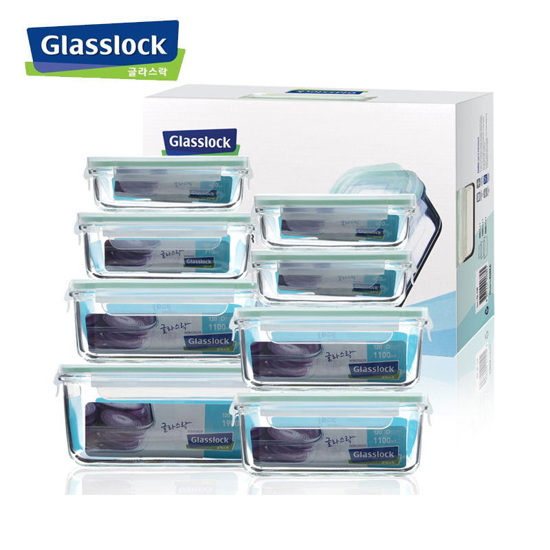 韩国GLASSLOCK礼盒保鲜盒GL10-8ABC原装正品便当盒八件套礼盒装在类目 餐饮具, 保鲜容器/保鲜器皿, 保鲜盒中 - 来自Buy2taobao.com提供专业的淘宝代购服务