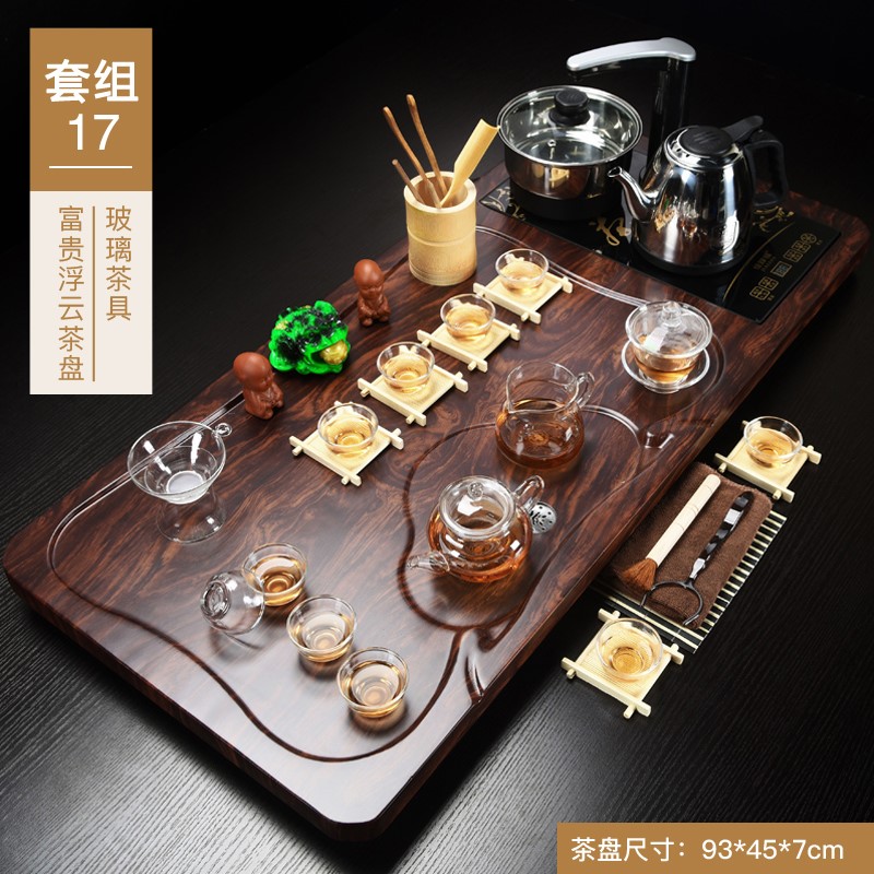 宗棠茶具套裝家用紫砂陶瓷功夫實木電磁爐茶盤茶台茶道茶杯茶壺在類目 餐飲具, 茶具, 整套茶具中 - 來自Buy2taobao.com提供專業的淘寶代購服務
