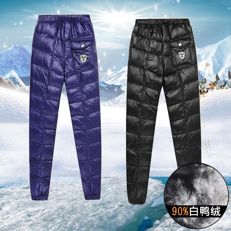 Down pants man Dressed in green Self cultivation White duck Trousers Large men's wear thickening keep warm Down cotton-padded trousersin the Men's clothing, Down pants category - from Buy2taobao.com to provide professional Taobao agent buy service