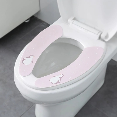 Paste thickening Antifreeze Toilet mat Cartoon Cut washing Non-woven fabric pedestal pan Potty Circle Padin the Family/Personal Cleaning Tools , Sanitary appliances/Bathroom accessories , Toilet sets/Toilet seat category - from Buy2taobao.com to provide professional Taobao agent buy service