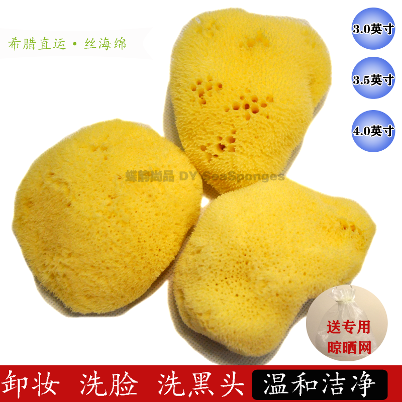 ②希腊地中海天然海绵 丝海绵3~4英寸 洗脸洗黑头宝宝洗澡海藻绵在类目 家庭/个人清洁工具, 个人洗护清洁用具, 浴刷中 - 来自Buy2taobao.com提供专业的淘宝代购服务