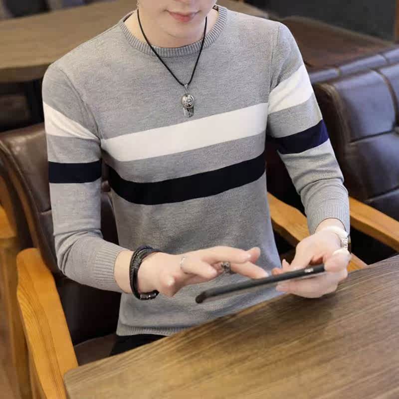 man Sweater Autumn and winter Thin section handsome man jacket Autumn 2018 new pattern Mature leisure timein the Men's clothing, Knitwear/Sweaters category - from Buy2taobao.com to provide professional Taobao agent buy service