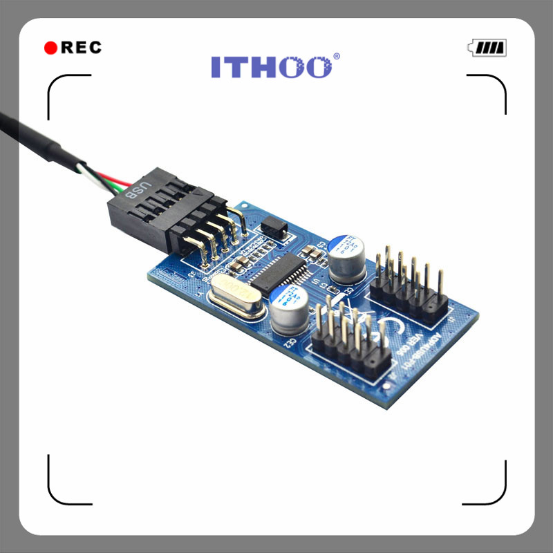 包郵主板USB2.0 9PIN轉雙9PIN接口9針轉雙9針壹分二擴展HUB集線器在類目 3C數碼配件, USB電腦周邊, USB HUB/轉換器中 - 來自Buy2taobao.com提供專業的淘寶代購服務
