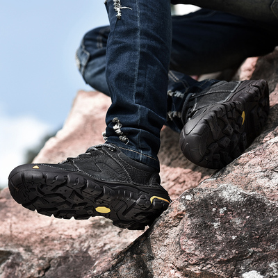 2018春秋新款户外登山中老年父亲安全老人鞋子爸爸运动健步男士鞋