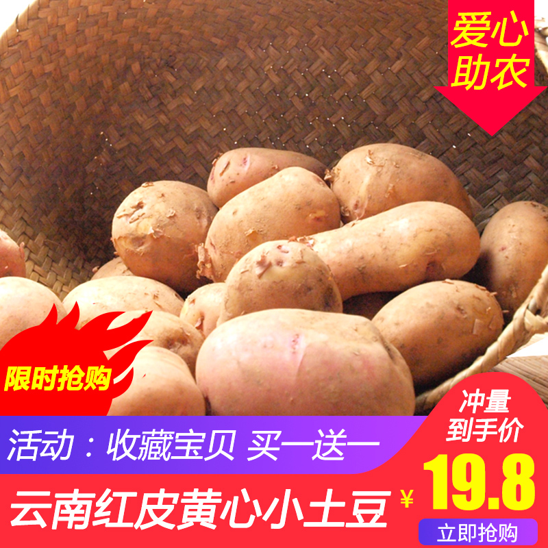 【送五斤】云南特产黄心红皮小土豆蔬菜批发新鲜包邮洋芋共发10斤在类目 水产肉类/新鲜蔬果/熟食, 新鲜蔬菜/蔬菜制品, 新鲜蔬菜, 土豆中 - 来自Buy2taobao.com提供专业的淘宝代购服务