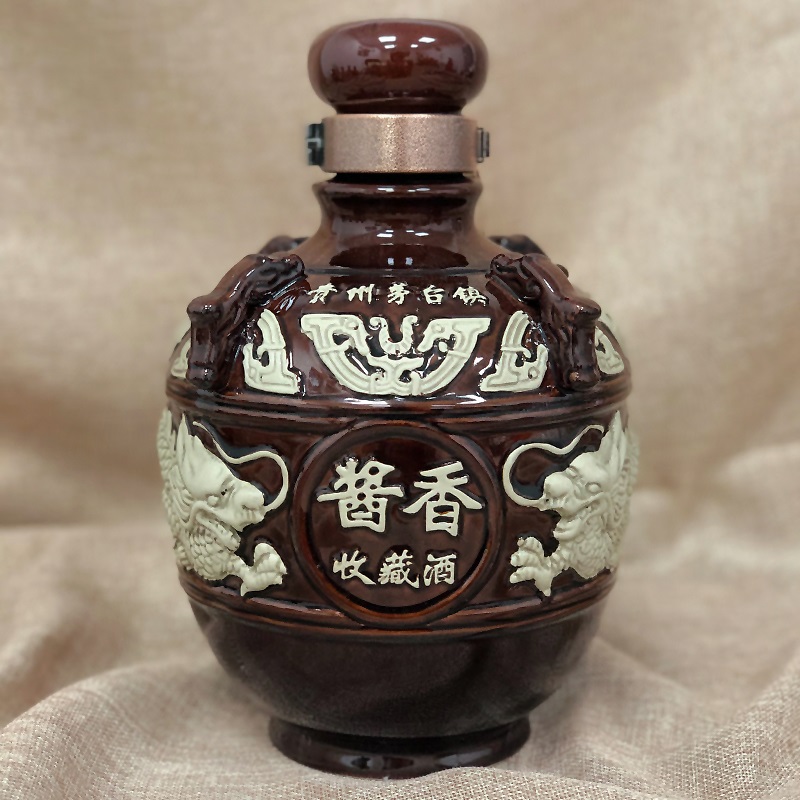 仿古陶瓷陶瓷酒瓶5斤裝,醬香收藏,通用龍壇/釀酒壇/雙龍酒壇在類目 餐飲具, 酒壺/酒杯/酒具, 家用酒壺中 - 來自Buy2taobao.com提供專業的淘寶代購服務