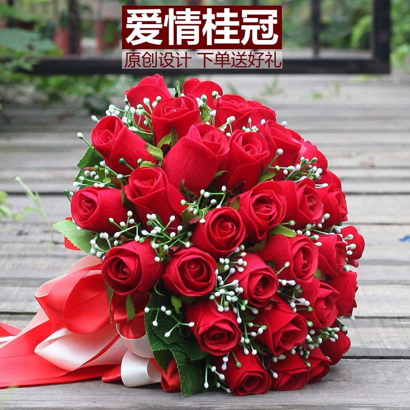 婚庆礼花手捧花新娘结婚活动求婚写真女生新郎颁奖婚纱照牢固|ruв категории доставка цветов/цветок моделирования/растения садоводства, свадебные цветы макет, невеста букеты - от Buy2taobao.com для оказания профессиональной услуги покупки агента Taobao
