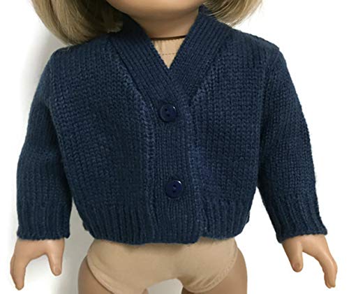 Navy Cardigan Sweater for 18 inch American Girl Doll Clothesin the Home accessories , Other craft accessories category - from Buy2taobao.com to provide professional Taobao agent buy service
