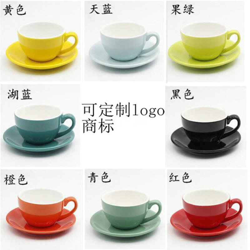 拿铁咖啡杯 300ml欧式陶瓷加厚美式卡布奇诺专业拉花咖啡杯碟套装在类目 餐饮具, 咖啡器具, 咖啡杯中 - 来自Buy2taobao.com提供专业的淘宝代购服务