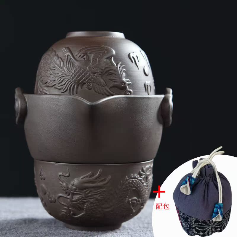 紫砂快客杯办公室一壶二杯茶壶套装功夫旅行便携可携带小罐茶茶具|ruв категории посуда, чайный сервиз, кунг - Фу, чайный сервиз - от Buy2taobao.com для оказания профессиональной услуги покупки агента Taobao
