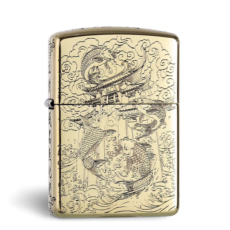 high-grade Carved manual A helmet and armor zippo Pure copper pure silver zp Carp Wealth Diving Longmen lighter reliefin the ZIPPO/Swiss Army Knife/Glasses , Brand lighters and accessories , ZIPPO/Zippo category - from Buy2taobao.com to provide professional Taobao agent buy service