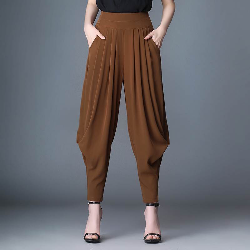 灯笼女春夏季2019新款哈伦宽松阔腿显瘦百搭广场舞萝卜女在类目 女装/女士精品, 裤子, 休闲裤中 - 来自Buy2taobao.com提供专业的淘宝代购服务