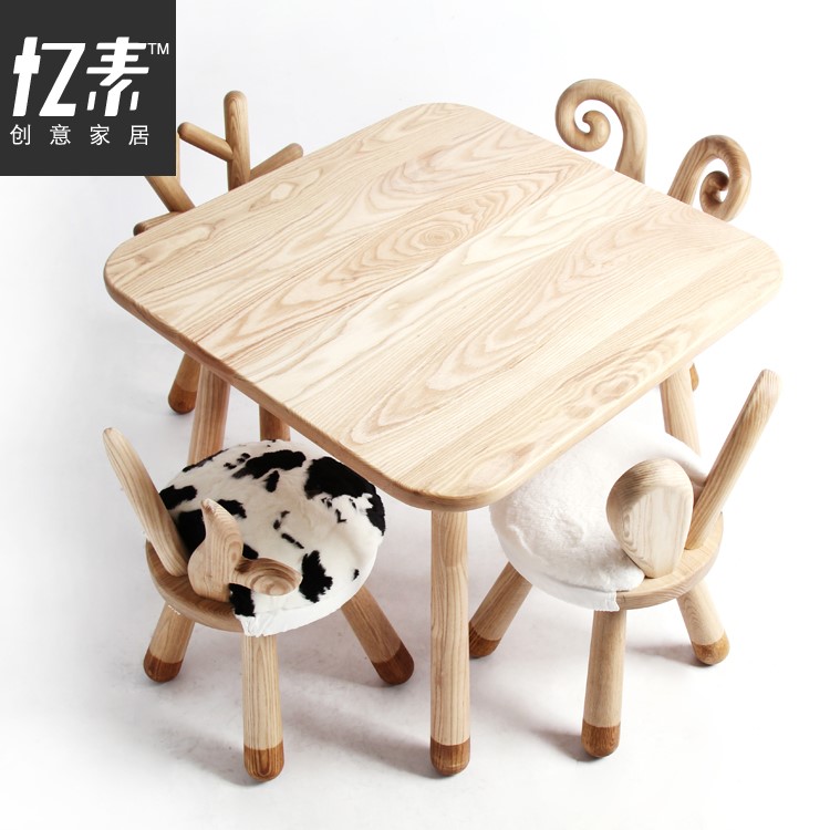 兒童實木長方形學習桌子幼兒橢圓餐桌幼兒園手工畫畫寫字方形桌椅在類目 尿片/洗護/餵哺/推車牀, 兒童房/桌椅/傢俱, 兒童桌中 - 來自Buy2taobao.com提供專業的淘寶代購服務