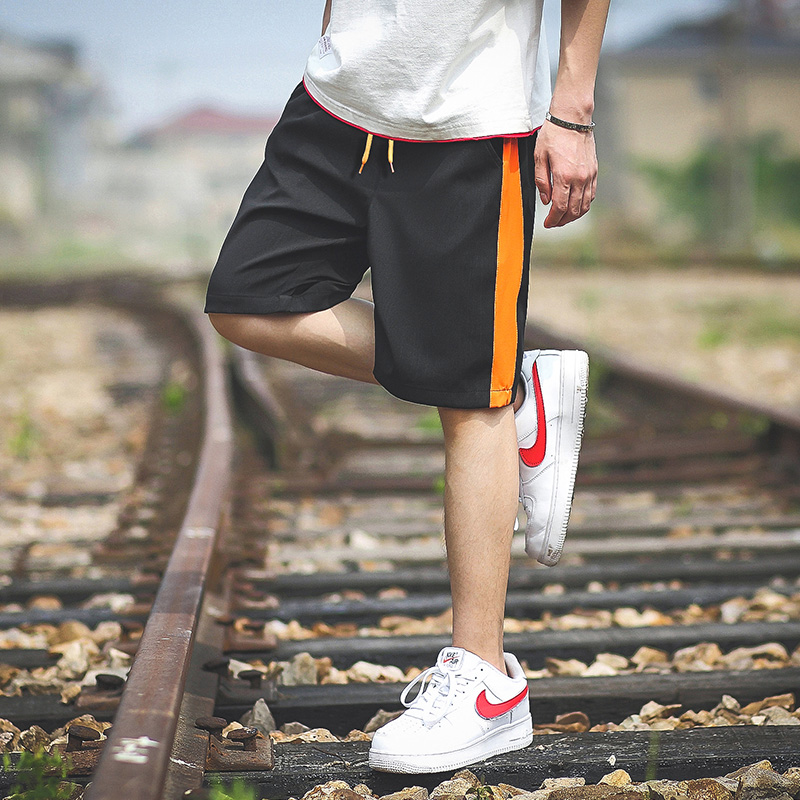 潮男幫短褲男夏季休閑中褲子韓版修身速幹五分褲夏天運動潮流沙灘在類目 男裝, 休閒褲中 - 來自Buy2taobao.com提供專業的淘寶代購服務