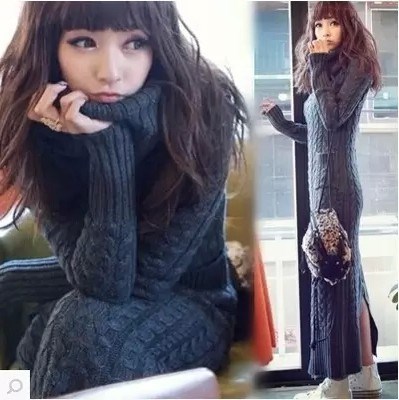 Knitted sweater have more cash than can be accounted for Thicken knitted sweater dress woman long skirtin the Women's clothing/Boutique , Sweaters category - from Buy2taobao.com to provide professional Taobao agent buy service