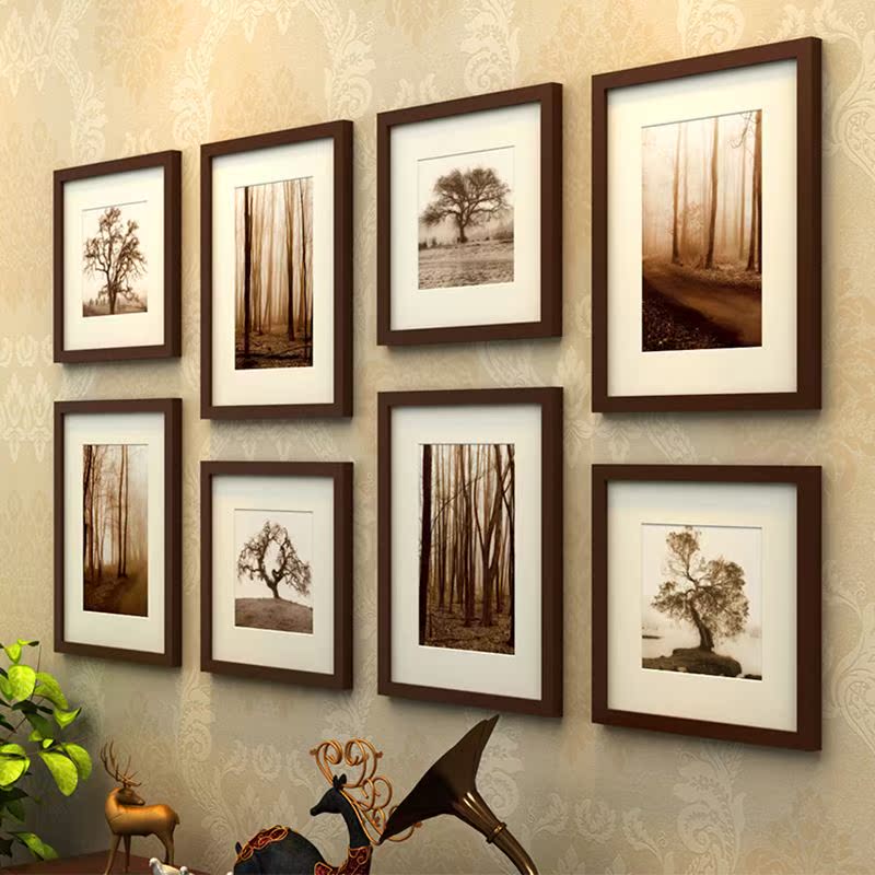 A wall Wood Frame Wall hanging Wedding photos customized Photo Paper jam a living room bedroom Simplicity Framein the Home accessories , Frame/Frames category - from Buy2taobao.com to provide professional Taobao agent buy service