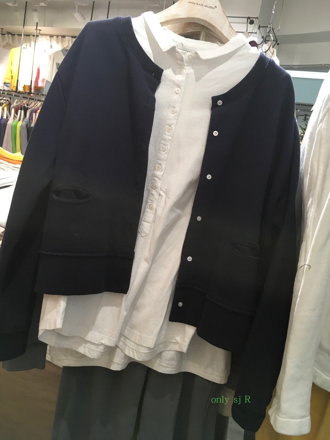19早春新款only S+JL studio圈棉卫衣女短外套棒球服小开衫|msdalam kategori Butik wanita / wanita, jaket pendek - dari Buy2taobao.com untuk memberikan perkhidmatan ejen Taobao profesional membeli