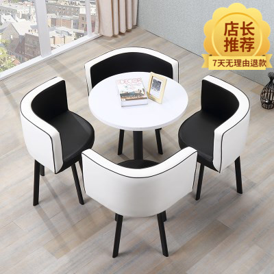 简约时尚木质圆洽谈桌休息室门店商务接待桌4S店会客谈判桌椅组合在类目 商业/办公家具, 办公家具, 办公桌, 会议桌中 - 来自Buy2taobao.com提供专业的淘宝代购服务