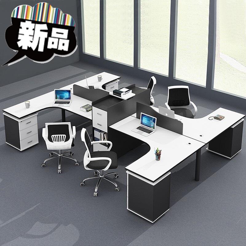 办公桌椅组合4人6人员工位办公室职员桌双人简约现代面对面工作台在类目 商业/办公家具, 办公家具, 办公桌, 组合/屏风工作位中 - 来自Buy2taobao.com提供专业的淘宝代购服务