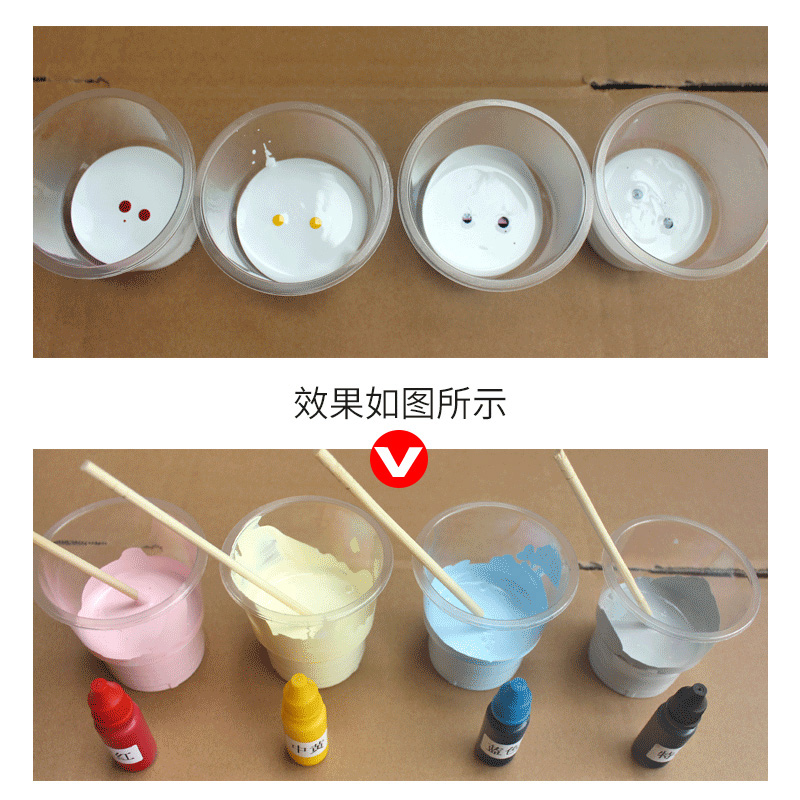 漆浓缩咖啡漆专用浆土黄水性色油漆水性乳胶原料粉红涂料透明室外|ruв категории основы строительных материалов, краска, краски, аксессуары, паста - от Buy2taobao.com для оказания профессиональной услуги покупки агента Taobao
