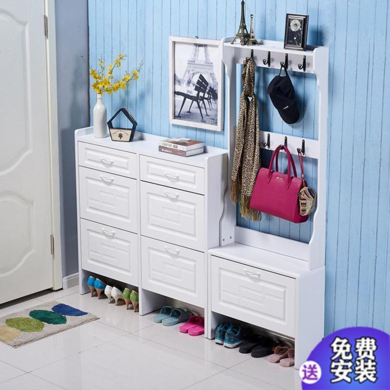 ultrathin Shoe cabinet Coat rack one Simplicity modern Foyer Tipping bucket Mediterranean Sea 24 Shoe cabinet Clothes hanger combinationin the Residential furniture , Cabinet , Shoebox category - from Buy2taobao.com to provide professional Taobao agent buy service