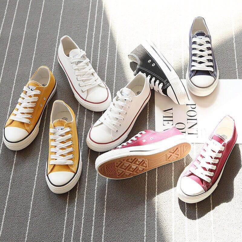 ins canvas shoe Schoolgirl Korean Edition 2019 new pattern shoes Flat bottom Versatile skate shoes College wind Red cloth shoesin the Men's Shoes, Canvas shoes category - from Buy2taobao.com to provide professional Taobao agent buy service