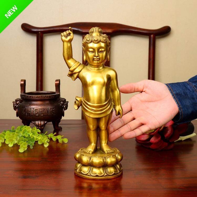 浴佛节开光黄铜纯铜太子佛像王子佛像释迦牟尼小浴佛铜像佛堂摆件|msdalam kategori Aksesori rumah, hiasan - dari Buy2taobao.com untuk memberikan perkhidmatan ejen Taobao profesional membeli
