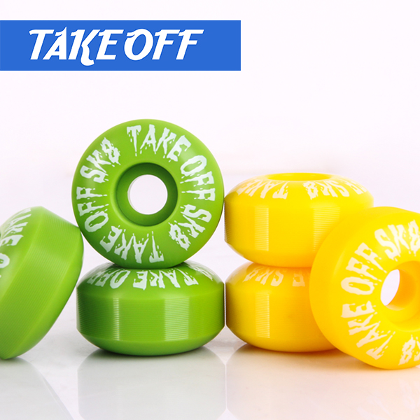 TAKEOFF专业滑板动作轮子 52MM 101A 白色 黄色 绿色可选|ruв категории движение/йога/фитнес/фанаты товаров, на роликах/скейтборд/ограничение движения, предел оборудования/аксессуары район, скейтборд колеса - от Buy2taobao.com для оказания профессиональной услуги покупки агента Taobao