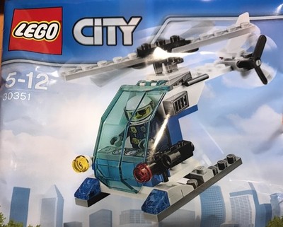 全新正品 lego 乐高玩具 30351 城市系列 警察直升飞机 拼砌包