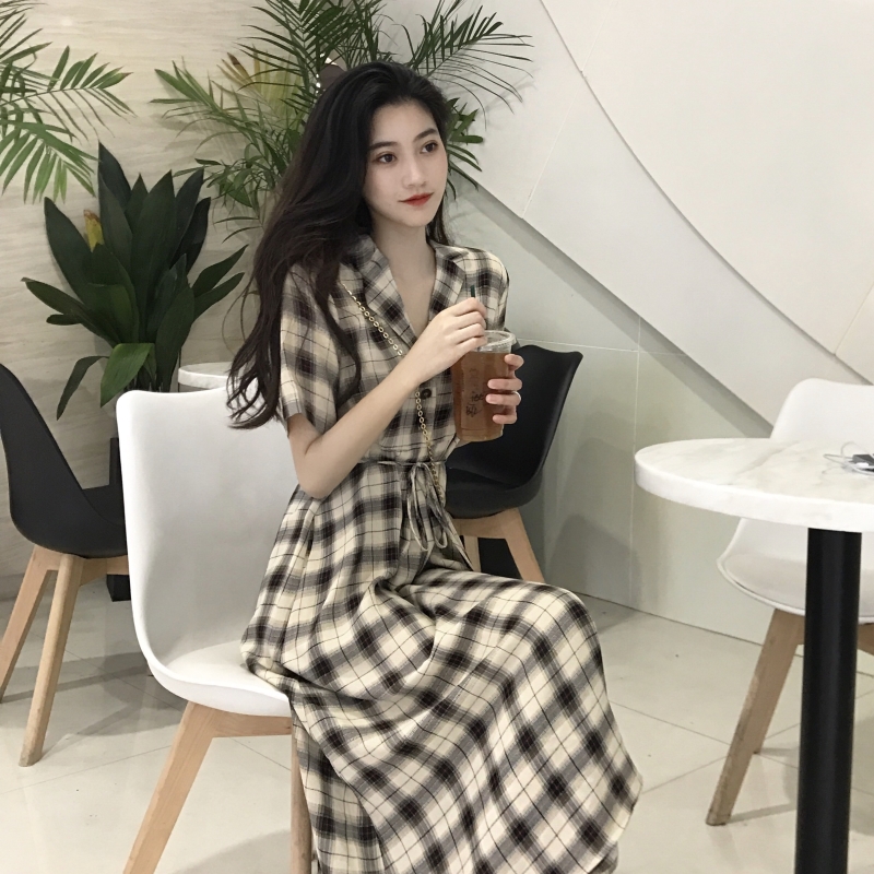 哺乳衣服夏季大码200斤外出潮妈哺乳连衣裙夏时尚中长款格子系带|msdalam kategori Bekalan Ibu / Ibu / Pemakanan, tracksuit/peralatan menyusu/pakaian musim luruh, rumah skirt - dari Buy2taobao.com untuk memberikan perkhidmatan ejen Taobao profesional membeli