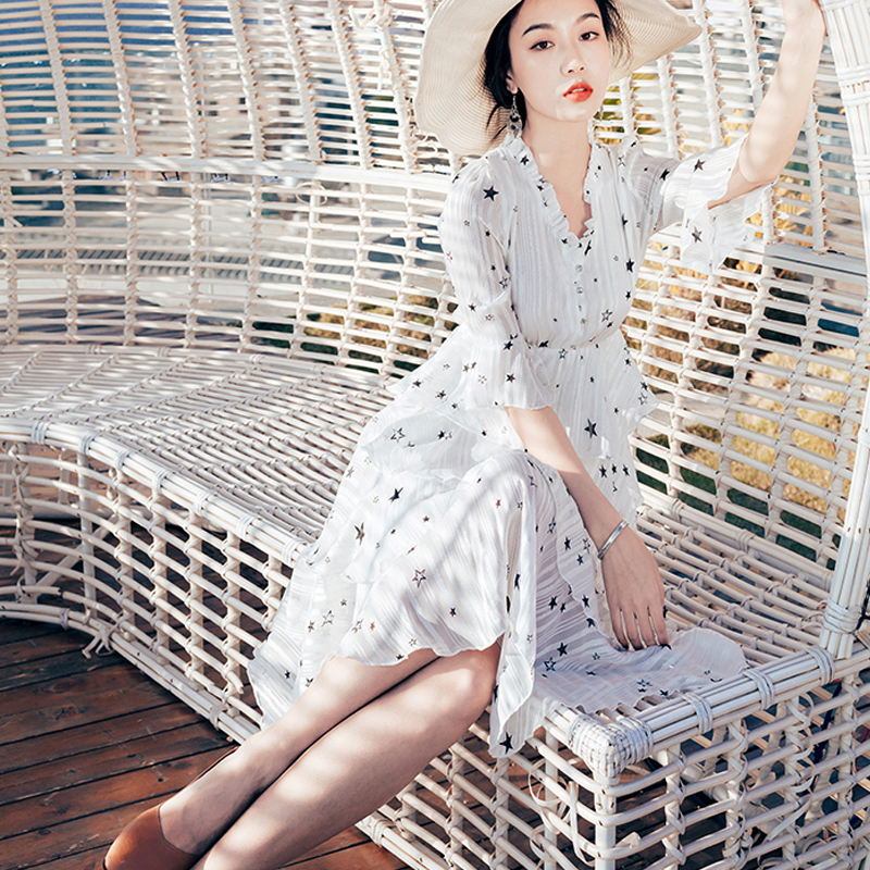 lactation clothes spring and autumn Dress Chiffon nurse go out Freaky Spring and summer Chao Ma 2019 New cake skirtin the Maternity/Maternal supplies/Nutrition , Tracksuit/Nursing equipment/Autumn clothes , Home skirts category - from Buy2taobao.com to provide professional Taobao agent buy service