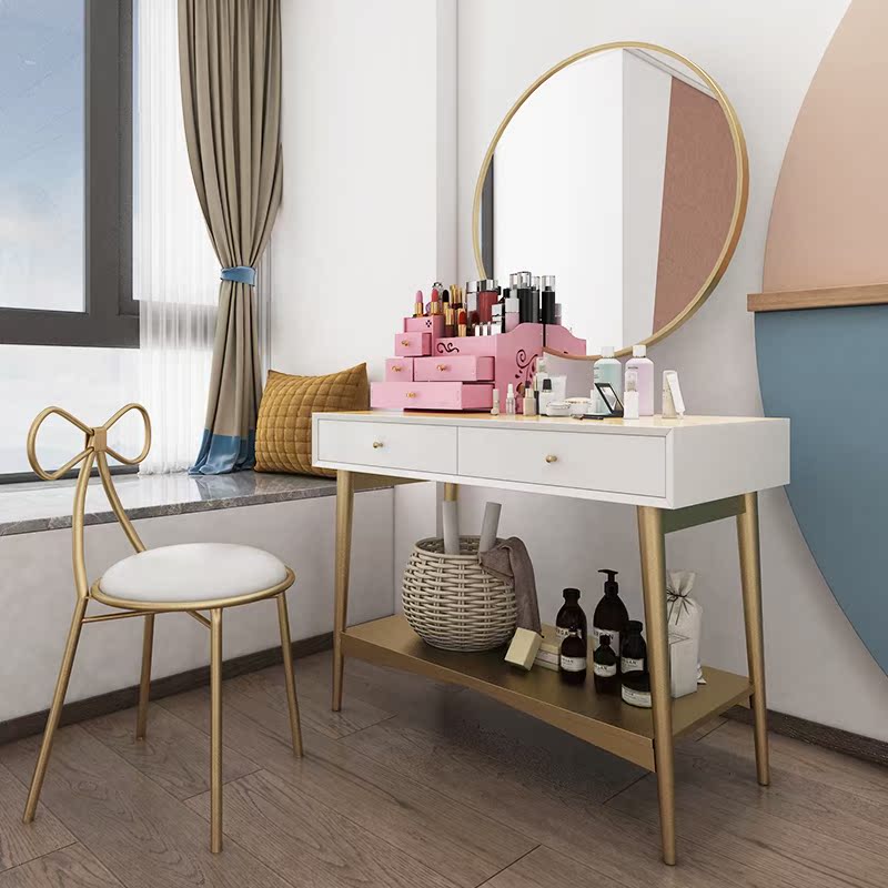 Dressing table Bedroom Nordic ins Net Red princess Windows Small apartment Modern minimalist dresser new patternin the Residential furniture , Tables , Dressing/Desk category - from Buy2taobao.com to provide professional Taobao agent buy service