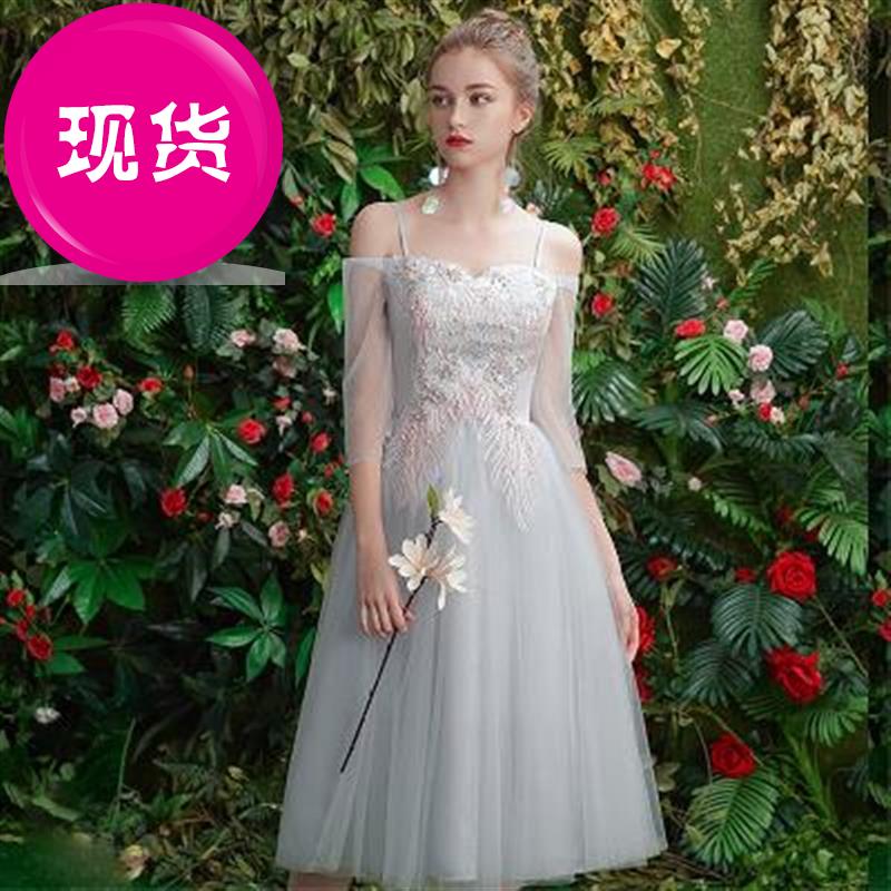 伴娘服2019新款春夏季仙气质姐妹裙伴娘团0毕业显瘦晚礼服女中长在类目 女装/女士精品, 婚纱/旗袍/礼服, 礼服/晚装中 - 来自Buy2taobao.com提供专业的淘宝代购服务