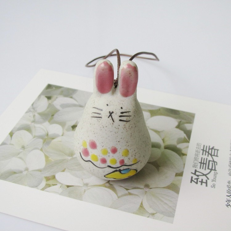ceramics Totoro Pendants originality Japanese Sunny Doll Small wind chimes Pendant children Small bell A birthday presentin the Home accessories , Wind chimes and accessories category - from Buy2taobao.com to provide professional Taobao agent buy service