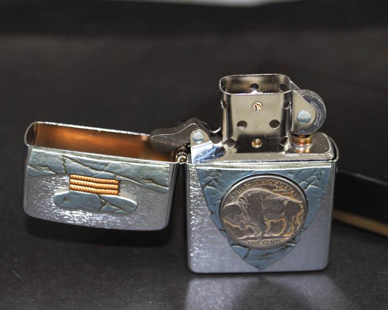 Original quality Zippo Zippo lighters-Print collection -2004 U.S.A West Wild ox Coin Arrowin the ZIPPO/Swiss Army Knife/Glasses , Brand lighters and accessories , ZIPPO/Zippo category - from Buy2taobao.com to provide professional Taobao agent buy service