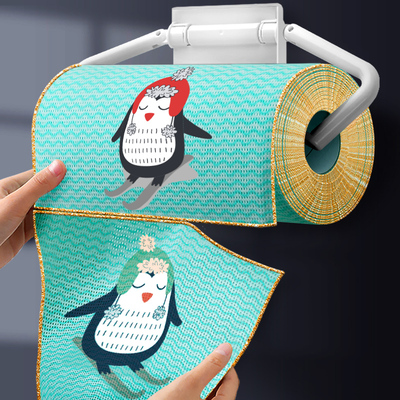 懒人抹布干湿两用厨房无纺布家务清洁不易沾油家用一次性洗碗布