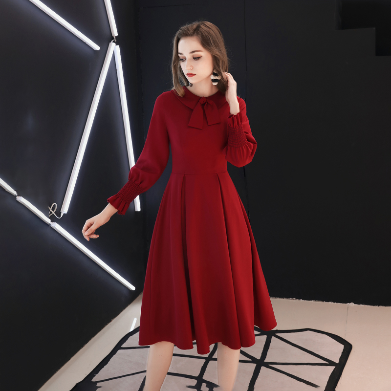 港潮冲冠长袖敬酒服新娘2019春季结婚红色订婚小晚礼服日常回门连|ruв категории Женская одежда, Cвадебные платья, платье/вечернее платье - от Buy2taobao.com для оказания профессиональной услуги покупки агента Taobao