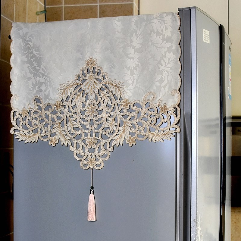 Fabric art Lace On the refrigerator door head-cover or veil for the bride at a wedding dust cover Drum-type washing machine Gabion Double door householdin the Home Fabric , Dust protection cover , Universal cover towel category - from Buy2taobao.com to provide professional Taobao agent buy service