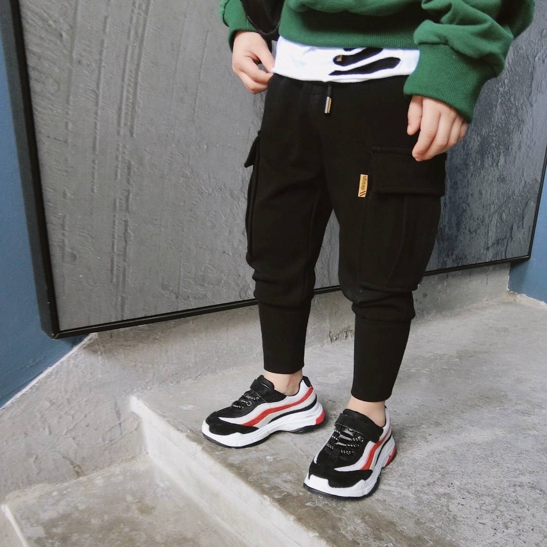 2018 new pattern Autumn Kids Korean Edition Boy baby pocket Casual pants Chinese child sweatpants spring and autumn trousersin the Women's clothing/Boutique , Costume/National costume/Stage costumes , Costume/Chinese clothing , Pants category - from Buy2taobao.com to provide professional Taobao agent buy service