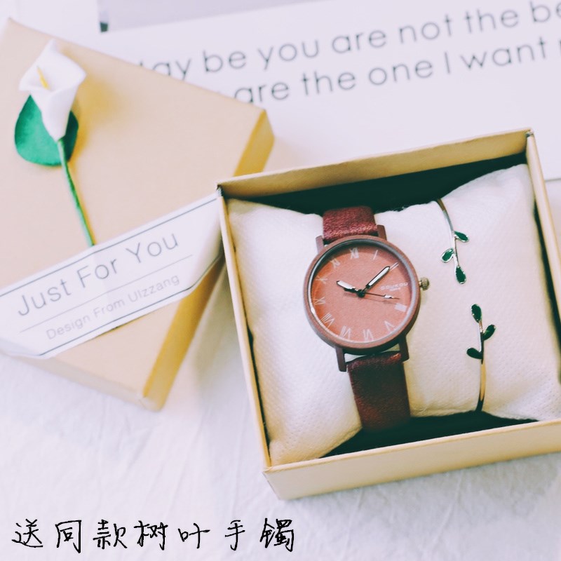 viniins超火潮流女中大学生韩版简约手表ulzzang复古绿森系小清新|msdalam kategori jam tangan, Watch - dari Buy2taobao.com untuk memberikan perkhidmatan ejen Taobao profesional membeli
