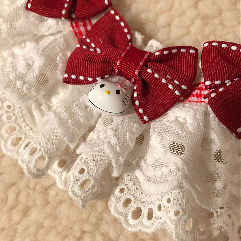 Kitty Dogs Pets Jewelry Necklace A collar for a horse Small bell bow Bowtie Lace Saliva towel Dogs Bibin the Pet/Pet food and supplies , Pet apparel and accessories , Ornaments/Listing category - from Buy2taobao.com to provide professional Taobao agent buy service