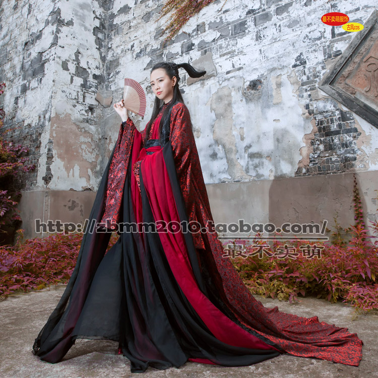 Xiao ladysthumb ancient costume cos Clothes Red and black men and women Heavy lotus Xuezhi Crossroad Swordsman If Alanin the Play mode/Anime/Periphery/cos/Board games , Cosplay Apparel/Props/Service , Cosplay Men category - from Buy2taobao.com to provide professional Taobao agent buy service