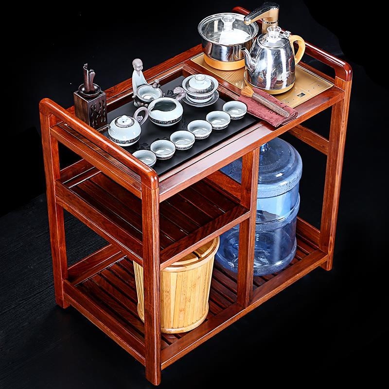Rosewood Tea Car Ebony Cupboard Kung Fu tea table Side cabinet solid wood Kungfu Online tea set tea tray Corner tea tablein the Tableware , Tea set , Tea tray category - from Buy2taobao.com to provide professional Taobao agent buy service