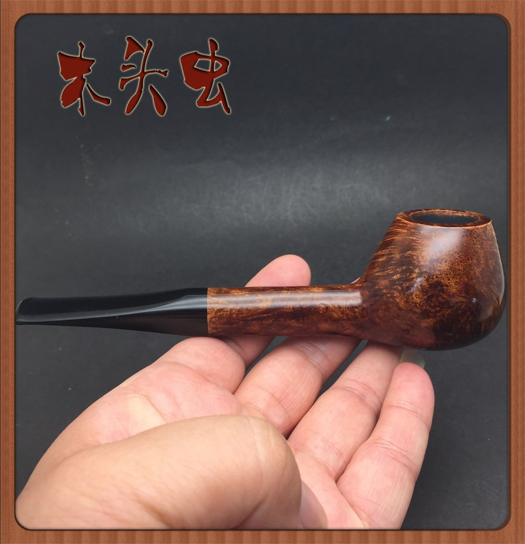 纯手工烟斗进口石楠木烟嘴男士烟丝斗直式实木烟具旱烟袋 木头虫|ruв категории ZIPPO/швейцарский армейский нож/очки, курить, трубы - от Buy2taobao.com для оказания профессиональной услуги покупки агента Taobao