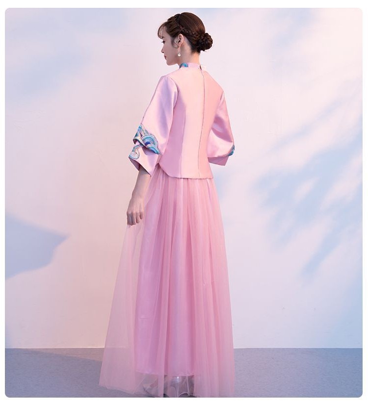 伴娘服2018新款中式姐妹團閨蜜裝禮服女長款秋冬季婚禮中國風出租在類目 女裝/女士精品, 婚紗/旗袍/禮服, 禮服/晚裝中 - 來自Buy2taobao.com提供專業的淘寶代購服務